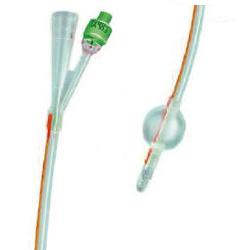 CATETERE FOLEY IN SILICONE TRASPARENTE A 2 VIE CON PALLONCINO 5-10ML DIAMETRO CH18 6,00MM LUNGHEZZA 40CM - Speedyfarma.it