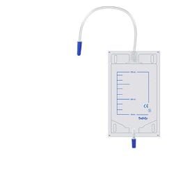 SACCA DI DRENAGGIO DA GAMBA PER INCONTINENZA TUBO 35 CM 10 PEZZI - Speedyfarma.it