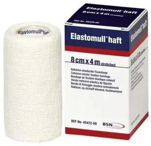BENDA ELASTICA AUTOADESIVA ELASTOMULL HAFT BLU 8X400 CM - Speedyfarma.it