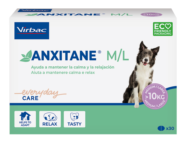 ANXITANE M/L SUPPLEMENTO NUTRIZIONALE SCATOLA 30 COMPRESSE APPETIBILI - Speedyfarma.it