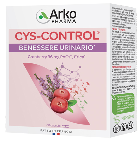 CYS CONTROL 60 CAPSULE CON ERICA - Speedyfarma.it