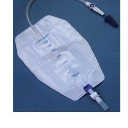 SACCA RACCOGLI URINA DA GAMBA PER INCONTINENZA 3 CAMERE COMFORT 500 ML STERILE IN PVC LATO RIVESTITO TNT CON TUBO DIRITTO 30 CM 8 PEZZI - Speedyfarma.it