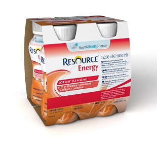 RESOURCE ENERGY ALBICOCCA 4 BOTTIGLIE 200 ML - Speedyfarma.it