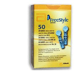 LANCETTE PUNGIDITO FREESTYLE GAUGE 28 50 PEZZI - Speedyfarma.it