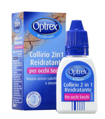 GOCCE OCULARI OPTREX ACTIDROPS 2IN1 REIDRATANTE OCCHI STANCHI 1 PEZZO - Speedyfarma.it