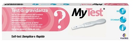 TEST DI GRAVIDANZA RAPIDO HCG MYTEST 1 PEZZO - Speedyfarma.it