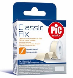 CEROTTO IN ROCCHETTO PIC CLASSIC FIX TELA BIANCO 2,5X500 CM FUSTELLA - Speedyfarma.it