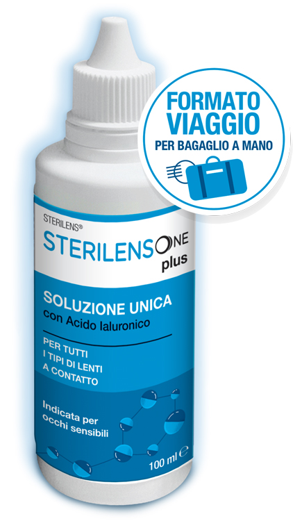 SOLUZIONE UNICA STERILENS ONE PLUS CON ACIDO IALURONICO 100 ML - Speedyfarma.it