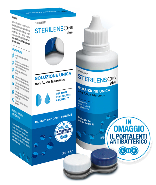 SOLUZIONE UNICA STERILENS ONE PLUS CON ACIDO IALURONICO 380 ML - Speedyfarma.it