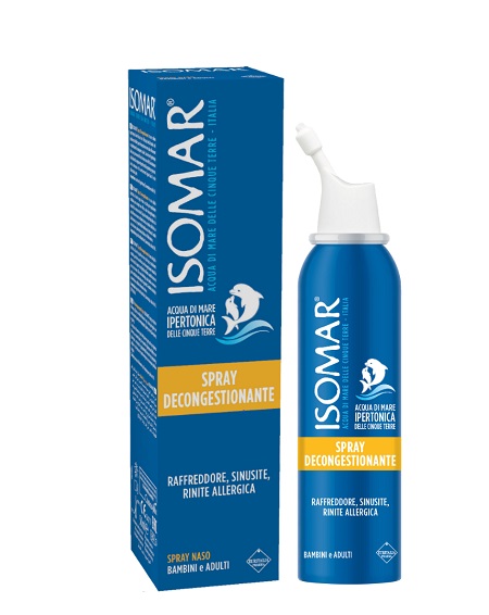ISOMAR NASO CHIUSO SOLUZIONE ACQUA DI MARE IPERTONICA PER DECONGESTIONE NASO CHIUSO 50 ML - Speedyfarma.it