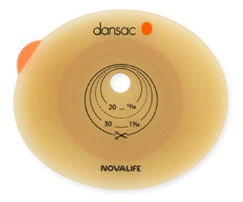 PLACCA PER COLO ILEO ED UROSTOMIA DANSAC NOVALIFE2 55MM RITAGLIABILE 10-47 - Speedyfarma.it