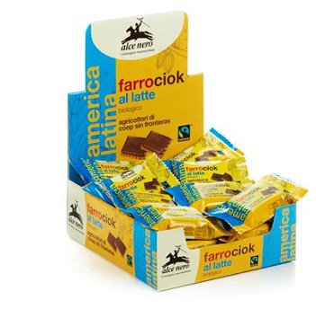 BISCOTTO DI FARRO E CIOCCOLATO AL LATTE BIO FAIRTRADE 28 G - Speedyfarma.it