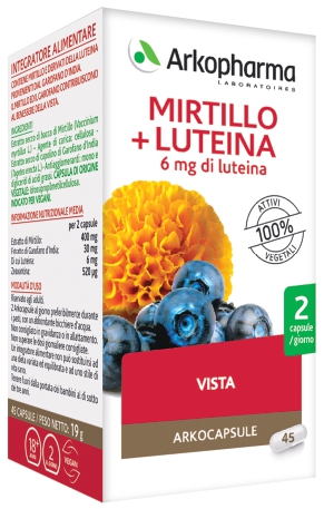 ARKO CAPSULE MIRTILLO+LUTEINA 45 CAPSULE - Speedyfarma.it
