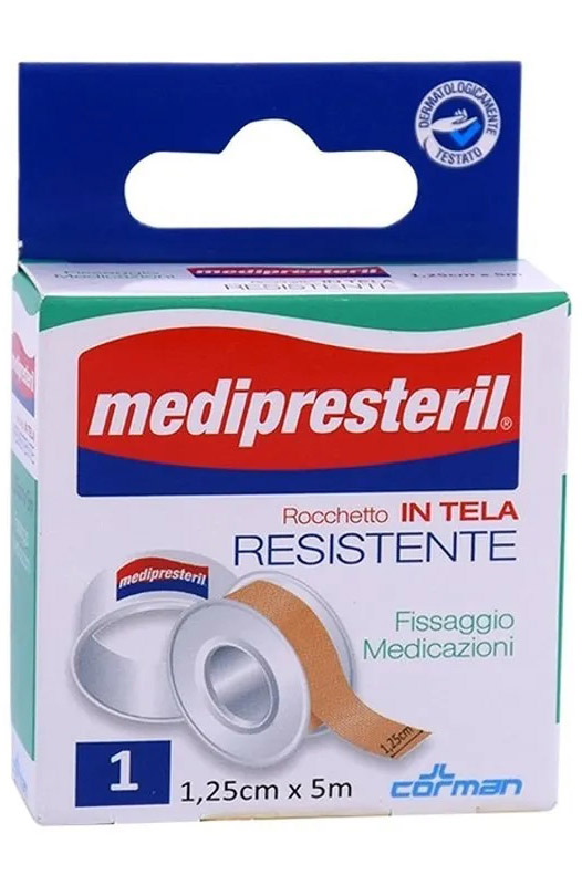 CEROTTO IN ROCCHETTO MEDIPRESTERIL IN TELA RESISTENTE M5X1,25CM Scad.02/2026 - Speedyfarma.it