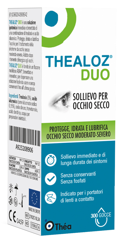 THEALOZ DUO SOLUZIONE OCULARE FLACONE 10 ML - Speedyfarma.it