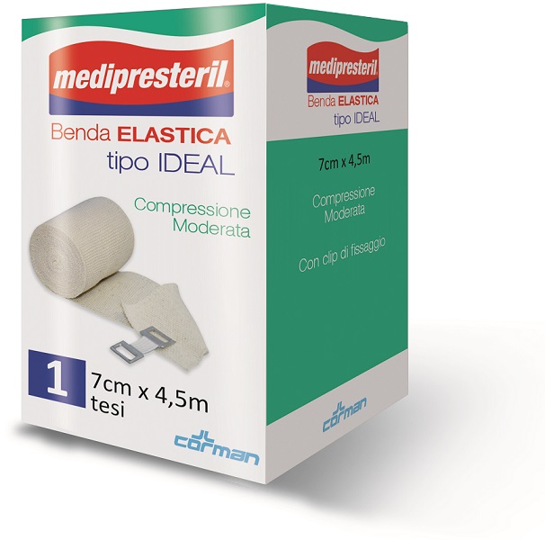 BENDA ELASTICA MEDIPRESTERIL IDEAL CM7X45MT - Speedyfarma.it