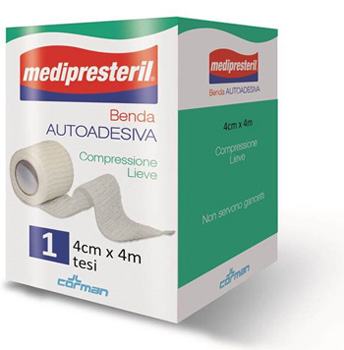 BENDA ADESIVA MEDIPRESTERIL 4X400CM - Speedyfarma.it