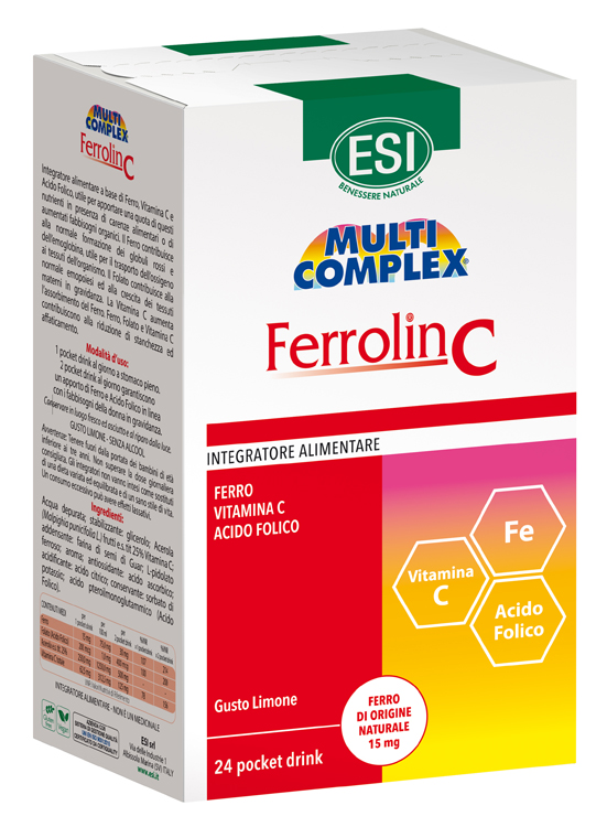 ESI FERROLIN C POCKET DRINK 24 BUSTINE - Speedyfarma.it