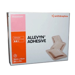 MEDICAZIONE ALLEVYN ADHESIVE 10 CM X 10 CM 10 PEZZI - Speedyfarma.it