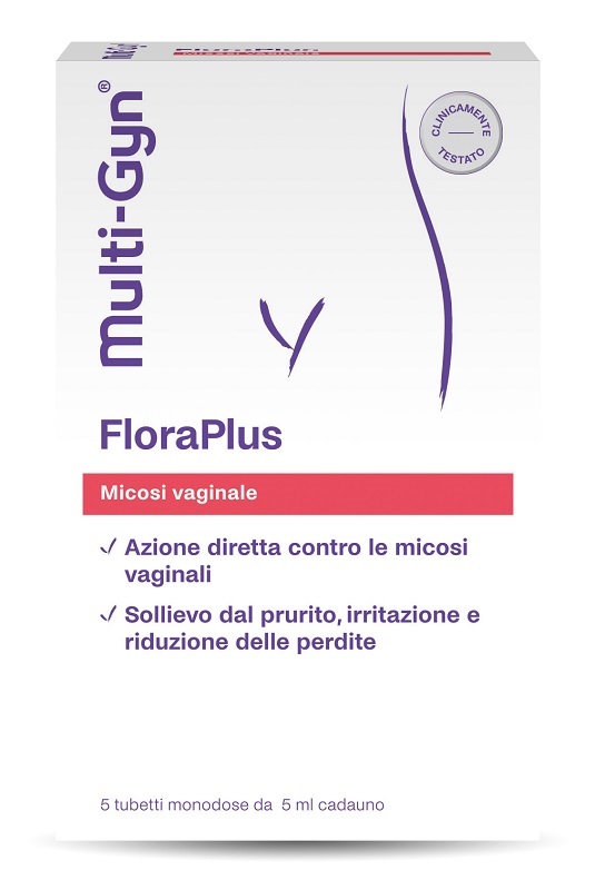 FLORAPLUS MULTI-GYN CANDIDOSI VAGINALE 5 TUBETTI X 5 ML - Speedyfarma.it