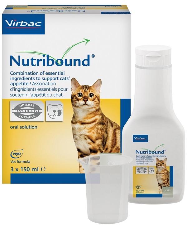 NUTRIBOUND SOLUZIONE ORALE APPETIBILE PER GATTO 3 FLACONI DA 150 ML - Speedyfarma.it