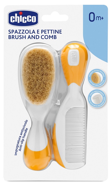 CHICCO SPAZZOLA + PETTINE ARANCIONE - Speedyfarma.it