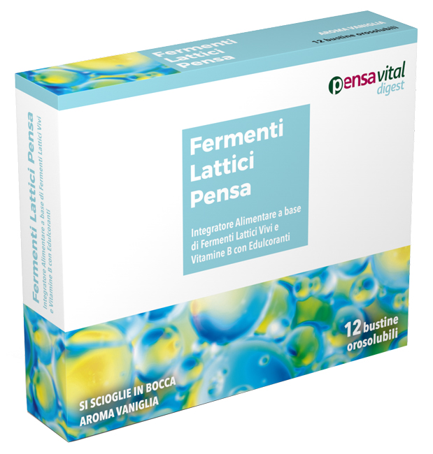 FERMENTI LATTICI VIVI E VITAMINE B 12 VANIGLIA BUSTINE OROSOLUBILI - Speedyfarma.it