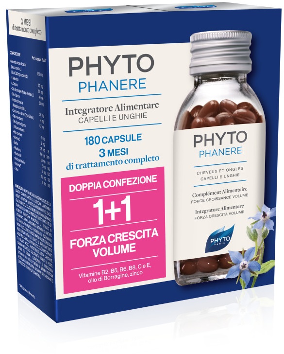 PHYTO PHYTOPHANERE INTEGRATORE ALIMENTARE CAPELLI/UNGHIE 90+90 CAPSULE - Speedyfarma.it
