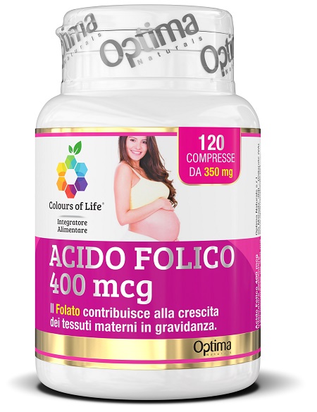 COLOURS OF LIFE ACIDO FOLICO 400 MCG 120 COMPRESSE 350 MG - Speedyfarma.it
