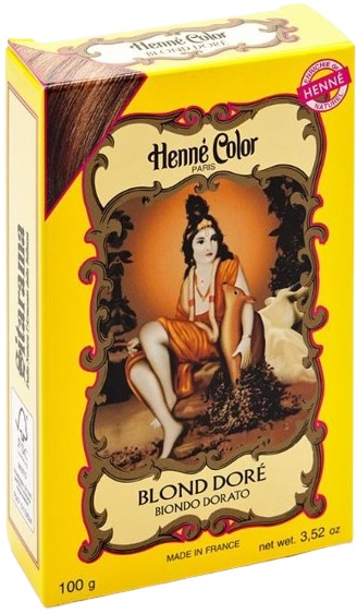 POLVERE HENNE BIONDO DORATO HENNE COLOR POLVERE VEGETALE COLORANTE RIFLESSANTE 100 G - Speedyfarma.it
