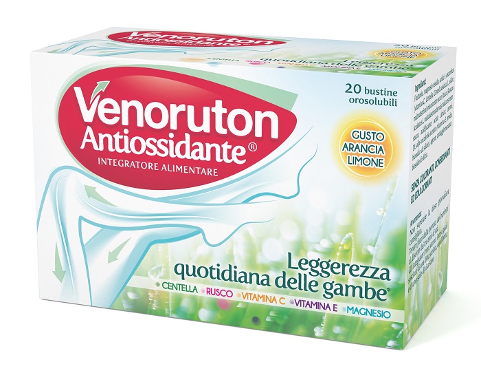 VENORUTON ANTIOSSIDANTE 20 BUSTINE OROSOLUBILI MONODOSE - Speedyfarma.it
