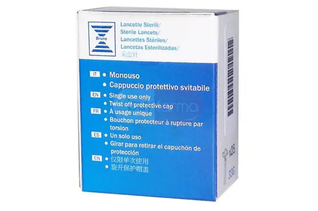 LANCETTE PUNGIDITO BRUNO 25 PEZZI - Speedyfarma.it