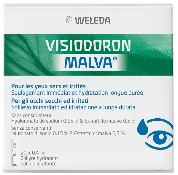 GOCCE OCULARI VISIODORON MALVA 20 MONODOSE DA 0,4 ML - Speedyfarma.it