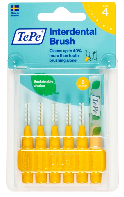 TEPE SCOVOLINO GIALLO 0,7 MM 6 PEZZI - Speedyfarma.it