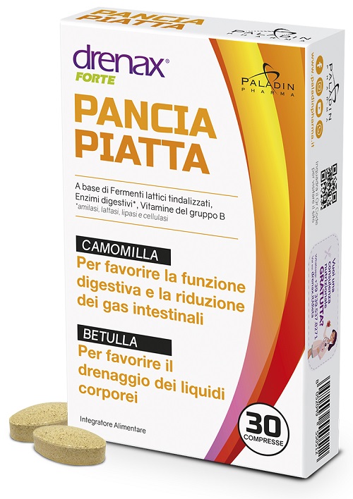 DRENAX FORTE PANCIA PIATTA 30 COMPRESSE - Speedyfarma.it