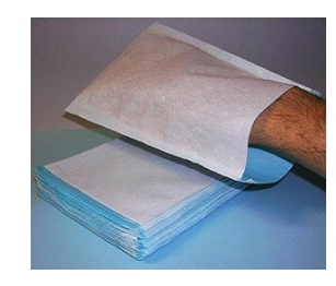 MANOPOLA IMPERMEABILE NON SAPONATA COLORE AZZURRO 100 PEZZI - Speedyfarma.it