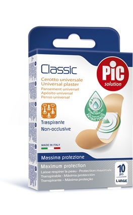 CEROTTO PIC CLASSIC 25X72 MM 10 ANTIBATTERICO 10 PEZZI - Speedyfarma.it