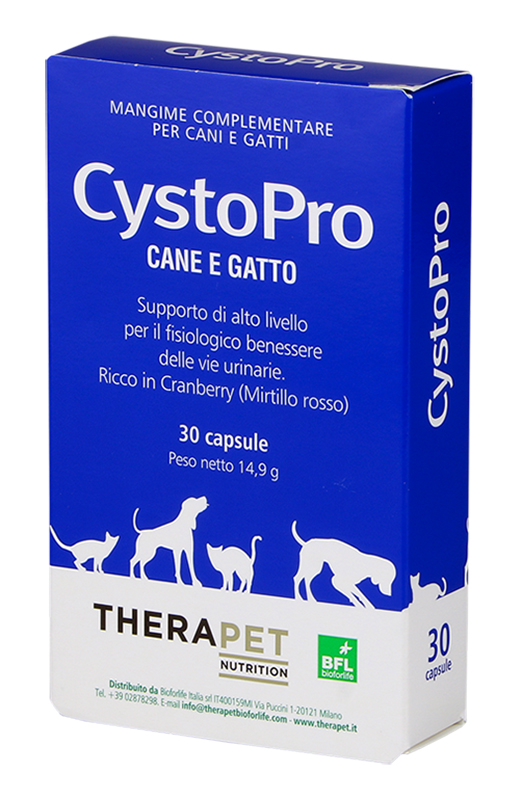 CYSTOPRO THERAPET 30 CAPSULE - Speedyfarma.it
