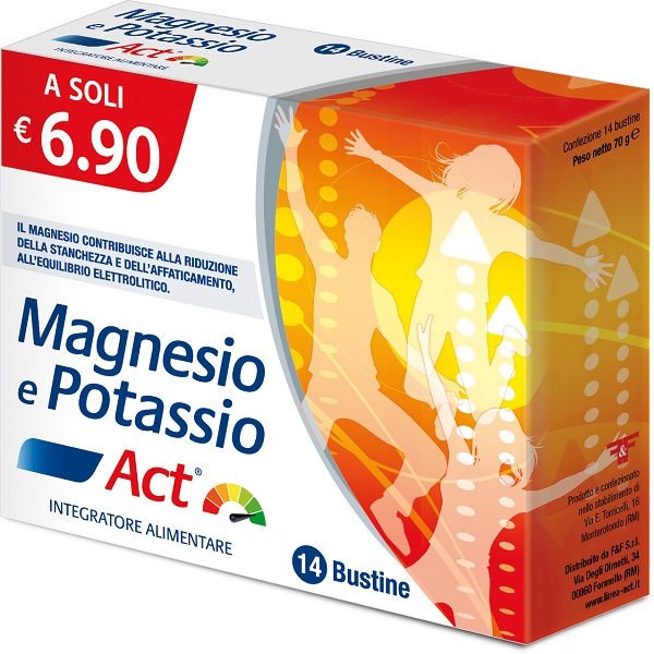 MAGNESIO E POTASSIO ACT 14 BUSTINE 5 G - Speedyfarma.it