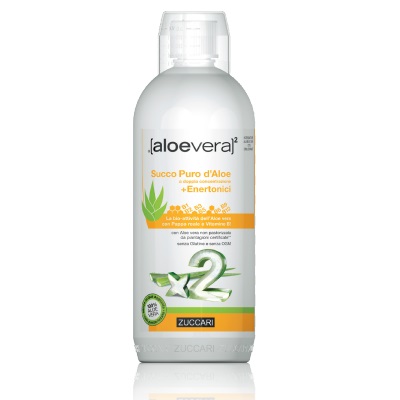 ALOEVERA2 SUCCO PURO D'ALOE DOPPIA CONCENTRAZIONE + ENERTONICI 1 LITRO - Speedyfarma.it