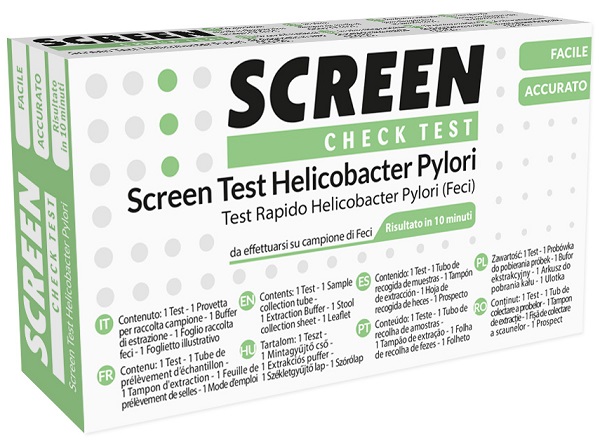 SCREEN TEST RAPIDO ANTIGENI HELICOBACTER PYLORI FECI UMANE - Speedyfarma.it