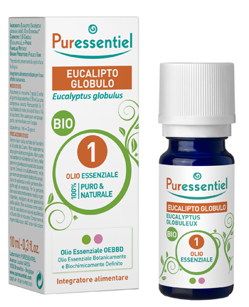 PURESSENTIEL EUCALIPTO GLOBULO OLIO ESSENZIALE BIO 10 ML - Speedyfarma.it