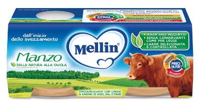 MELLIN OMOGENEIZZATO MANZO 2 X 80 G - Speedyfarma.it