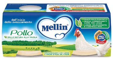 MELLIN OMOGENEIZZATO POLLO 2 X 80 G - Speedyfarma.it