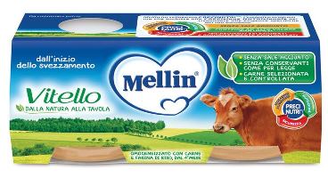 MELLIN OMOGENEIZZATO VITELLO 2 X 80 G - Speedyfarma.it