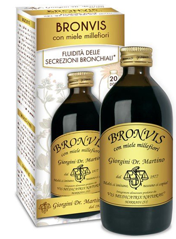 BRONVIS CON MIELE MILLEFIORI 200 ML - Speedyfarma.it