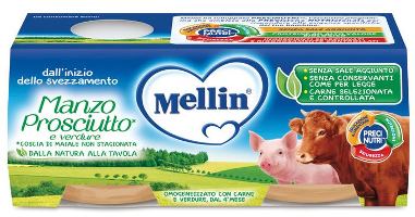MELLIN OMOGENEIZZATO MANZO PROSCIUTTO CON VERDURE - Speedyfarma.it