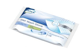 TENA WET WASH GLOVE GUANTO DETERGENTE UMIDIFICATO 8 PEZZI - Speedyfarma.it