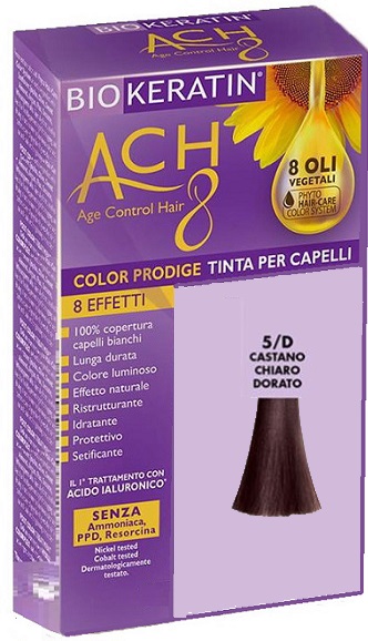 BIOKERATIN ACH8 COLOR PRODIGE 5/D CASTANO CHIARO DORATO - Speedyfarma.it