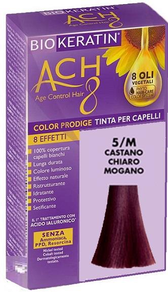 BIOKERATIN ACH8 COLOR PRODIGE 5/M CASTANO CHIARO MOGANO - Speedyfarma.it